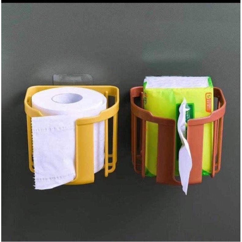 Giỏ đựng giấy vệ sinh tiện lợi bằng nhựa dán tường tiện ích