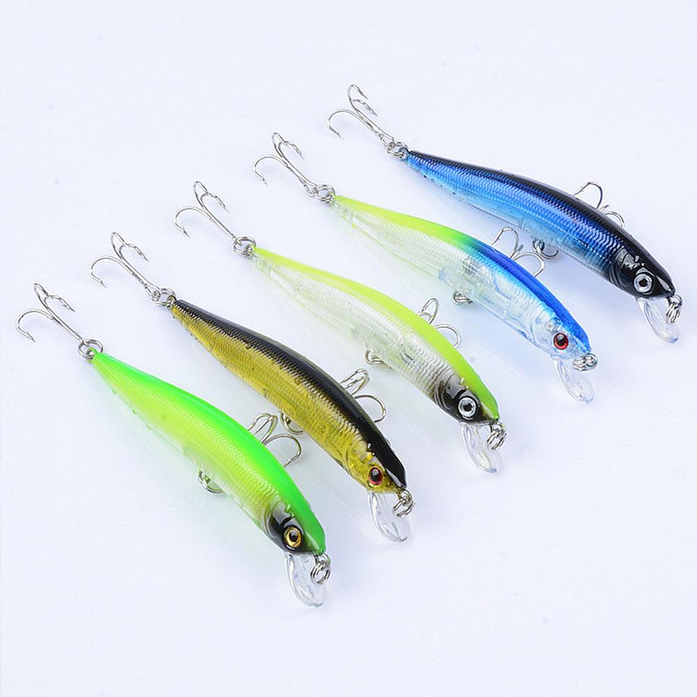 Fishing Lure Bait 5-color Floating Hard Minnow 9.7cm/8.2g Artifical Bait Bionic Bait