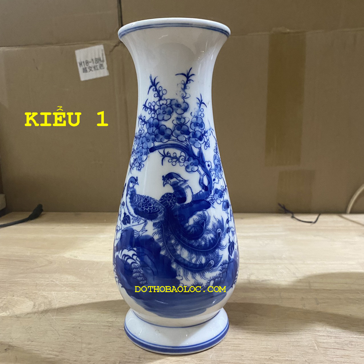 Bình bông thờ cúng bằng sứ cao cấp 5 kiểu