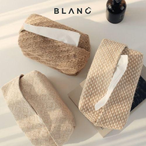 Túi Đựng Giấy Ăn Túi Vải Để Khăn Giấy Trang Trí Phòng Khách Hoặc Nhà Bếp Jute BLANC'