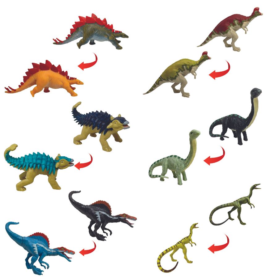 Trứng Slime Sưu Tập Khủng Long Jurassic World Đổi Màu TOY MONSTER TM502 - Giao hàng ngẫu nhiên