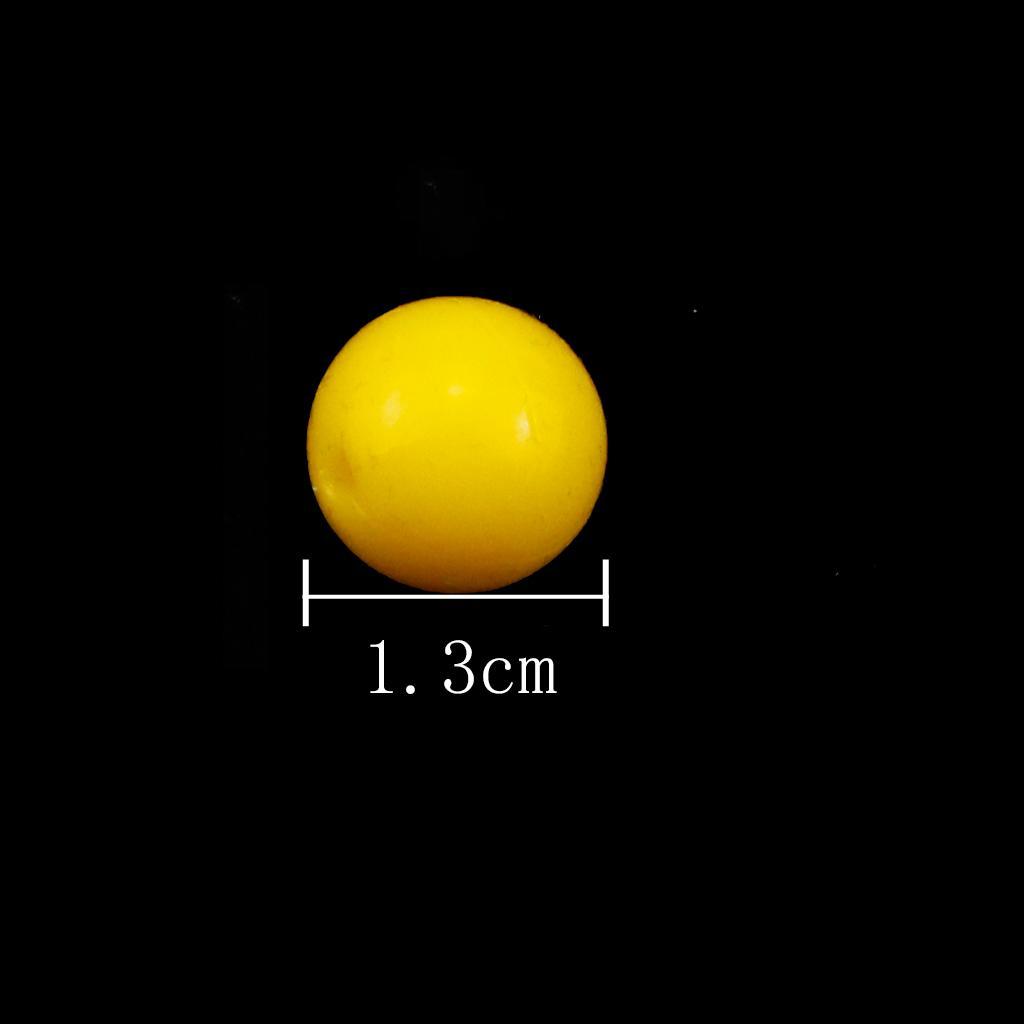 100 Pieces Fishing Soft Sweet Corn Flavored Baits Buoyancy Balls - Yellow