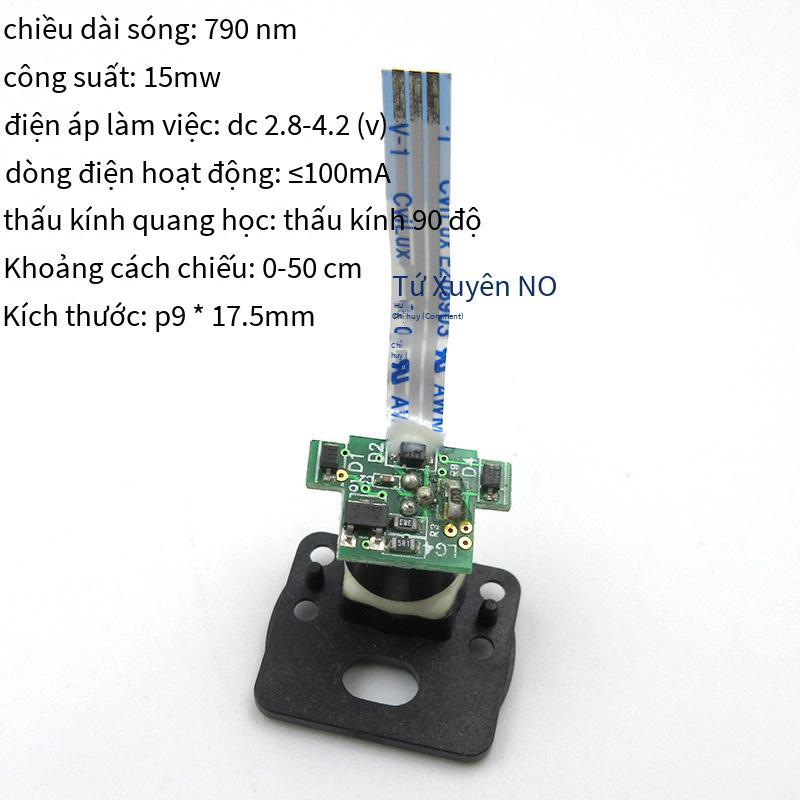 Bàn phím laser ảo kiểu mới nhất với màng cách tử 650nm50mw thành phần ánh sáng đỏ 790nm15mw dòng cận hồng ngoại