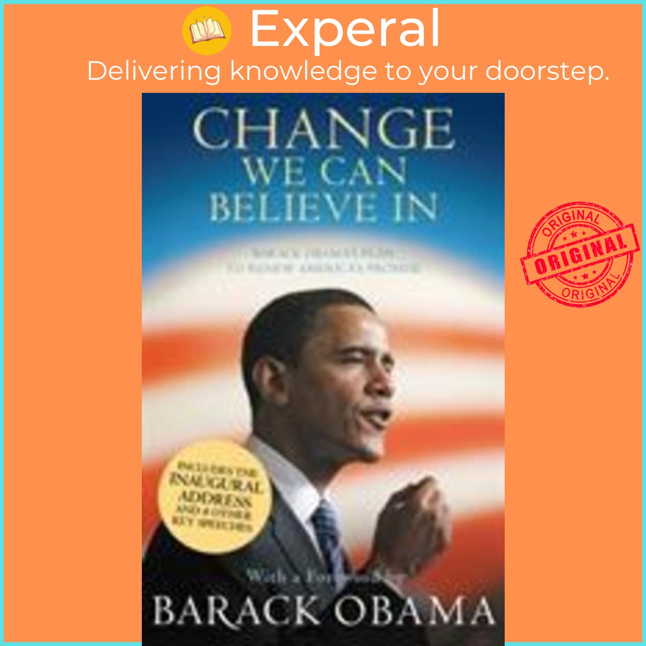Sách - Change We Can Believe In : Barack Obama's Plan to Renew America's Promise by Barack Obama