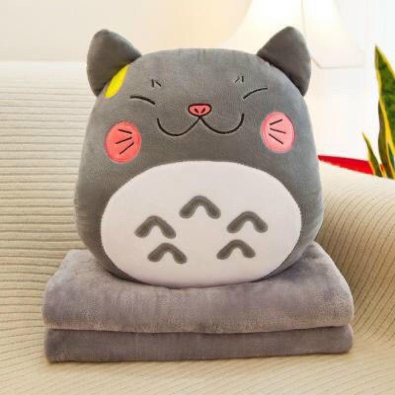Bộ chăn gối văn phòng, Gối kèm mền totoro 3in1