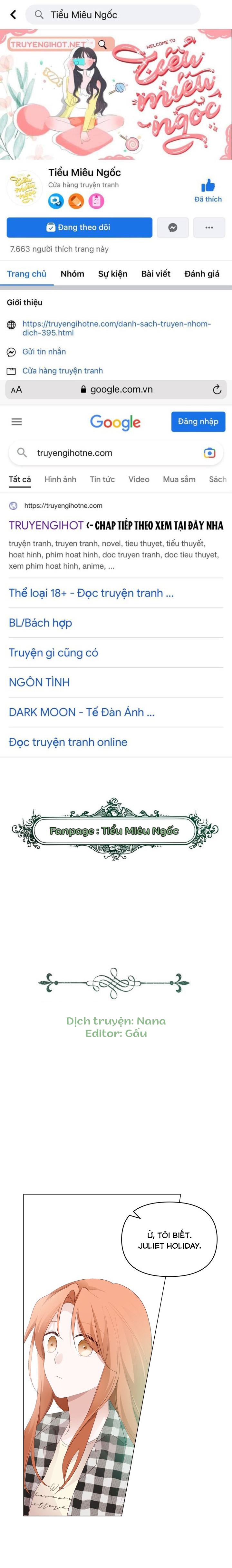 juliet, chúng ta không phải ở kansas đâu! chapter 3 1