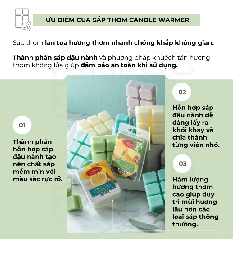 Sáp thơm Candle Warmer - Cozy Cashmere