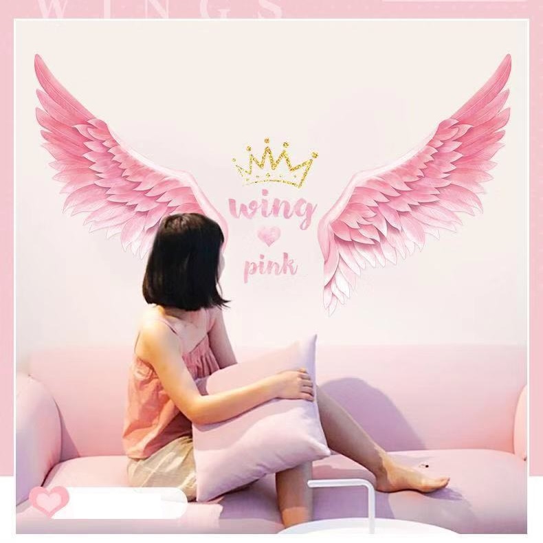 Decal dán tường Đôi cánh thiên thần