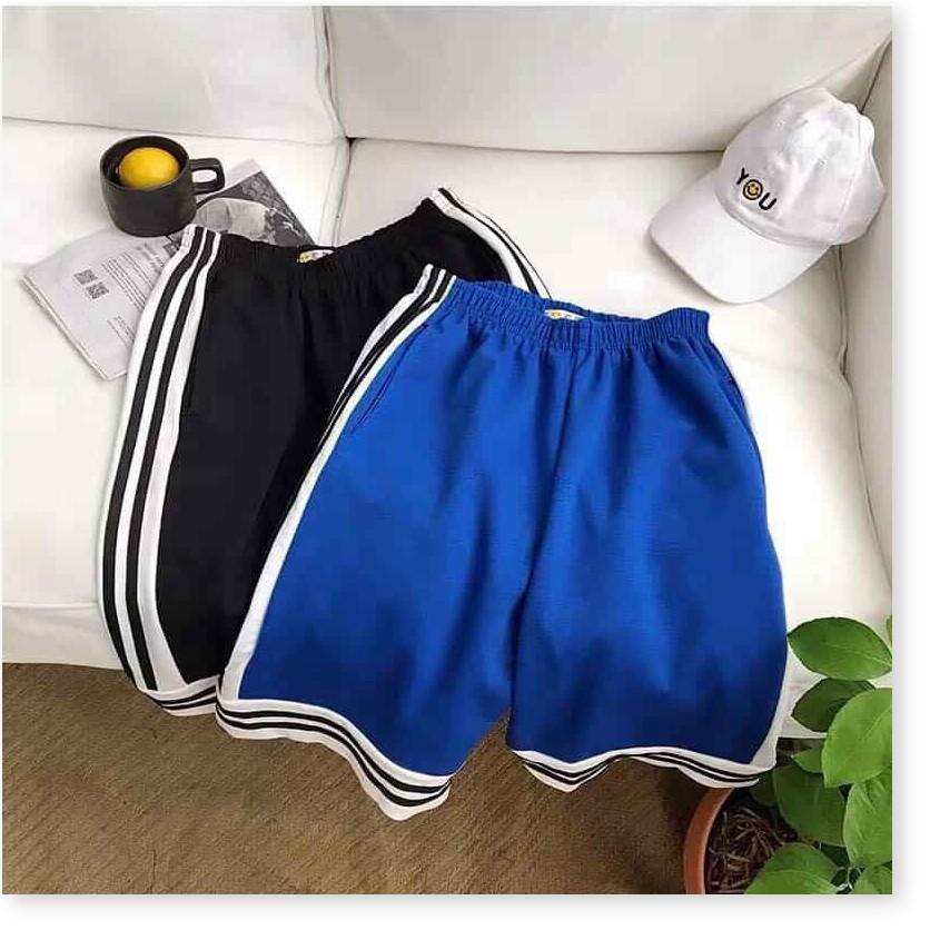 QUẦN SHORT NỮ KẺ SỌC CÁ TÍNH CHẤT THUN CO GIẢN 4 CHIỀU THOÁNG MÁT TRANG NEMO 36 FASHION
