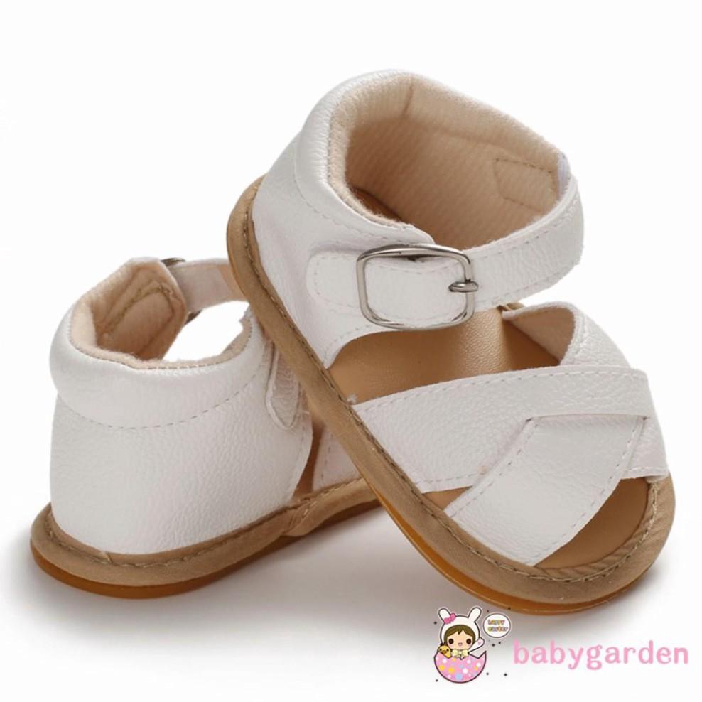 Giày sandal da PU chống trượt cho bé gái