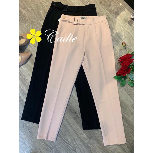 Quần baggy đai lệch chất tuyết mưa from đẹp chuẩn từng cm thời trang quần baggy đai lệch 8312