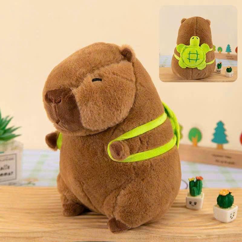 Thú nhồi bông capybara nhiều mẫu mini - Size 20 đến 22cm - Quà tặng chuột lang dễ thương êm mịn cho bé
