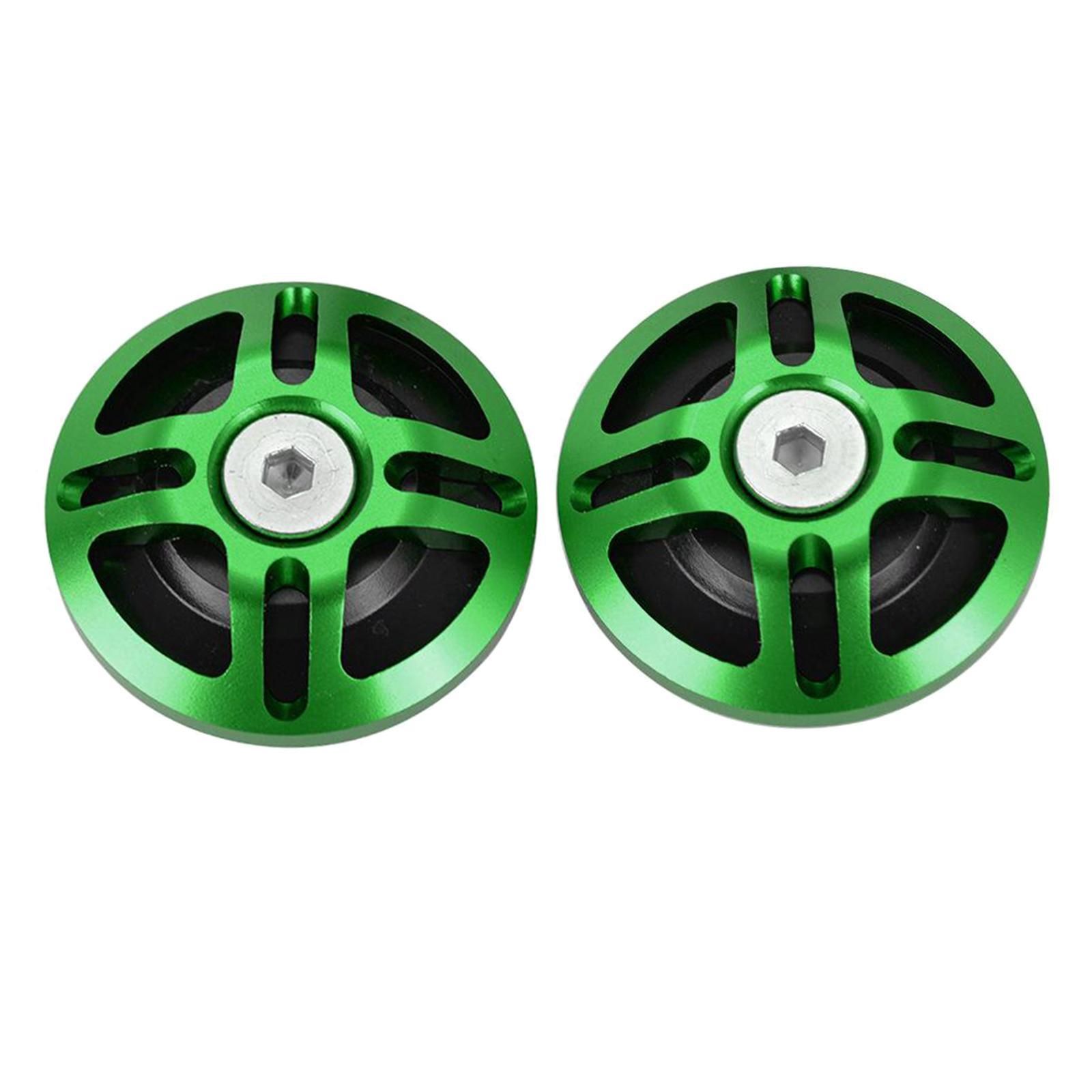 2x Motors Aluminum Alloy Frame Hole Decorative Plug for Ninja400 Black