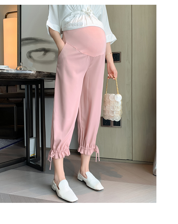 Bộ Bầu hè thu tay lửng nhấn eo phong cách AB1260
