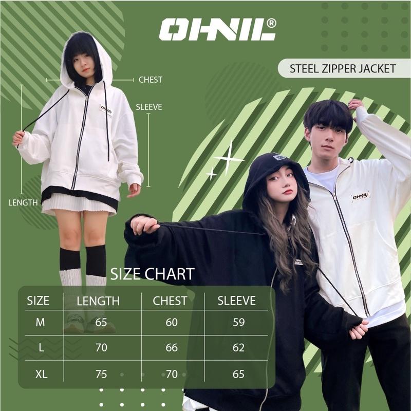 Áo Khoác Hoodie chi tiết inox ko rĩ OhNil