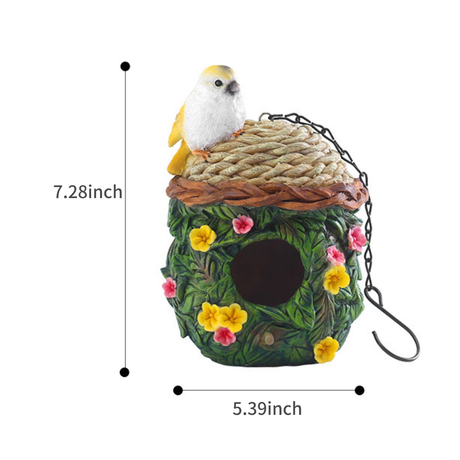 Tượng Lồng Dễ Thương Cho Chim Nhựa Trang Trí Ngoài Trời