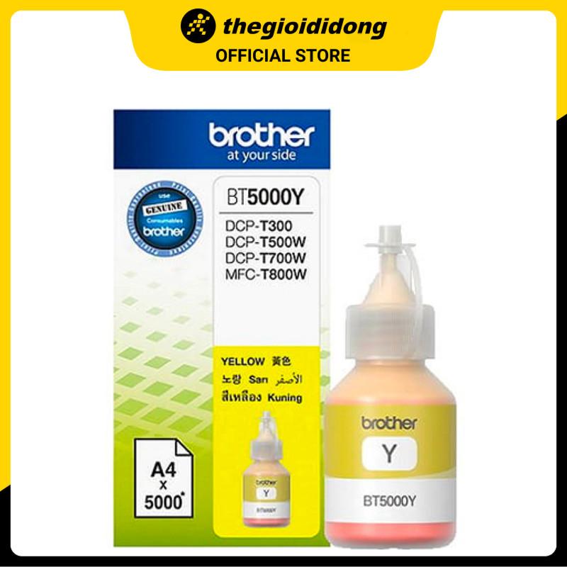 Mực in phun Brother BT5000Y Vàng/(DCP/MFC-Txxxx) - Hàng chính hãng