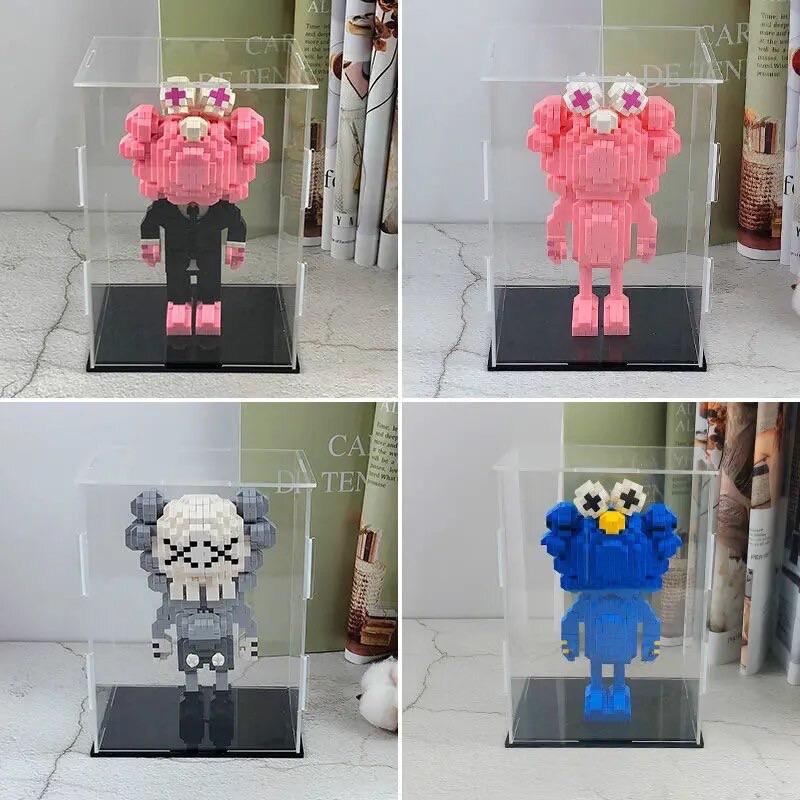 Hộp mica lắp ráp dài 75cm, rộng 25cm, cao 30cm, thiết kế theo yêu cầu