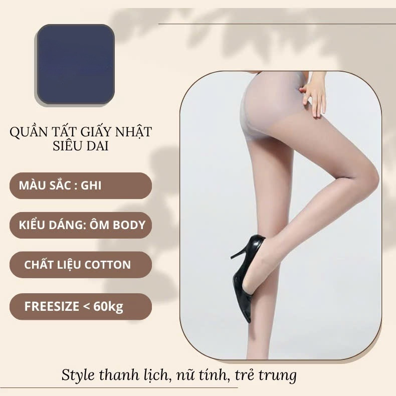 COMBO 2 Quần Tất, vớ quần tàng hình thêu sợi siêu mỏng, siêu dai Siêu Ấm MÀU ĐEN VÀ DA Văn Phòng Du Lịch Dã Ngoại Phượt