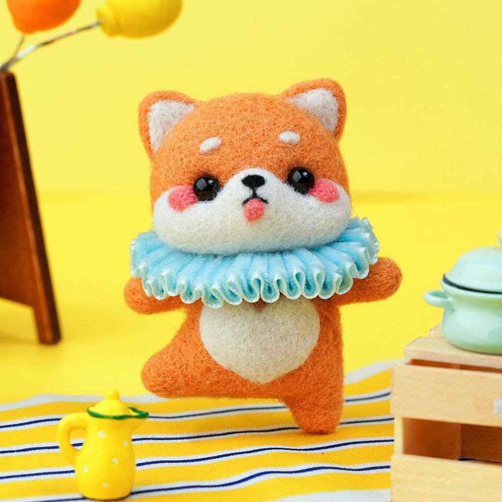 DIY  Felting Kit Felt Animals Wool Felt Tools and Foam Mat