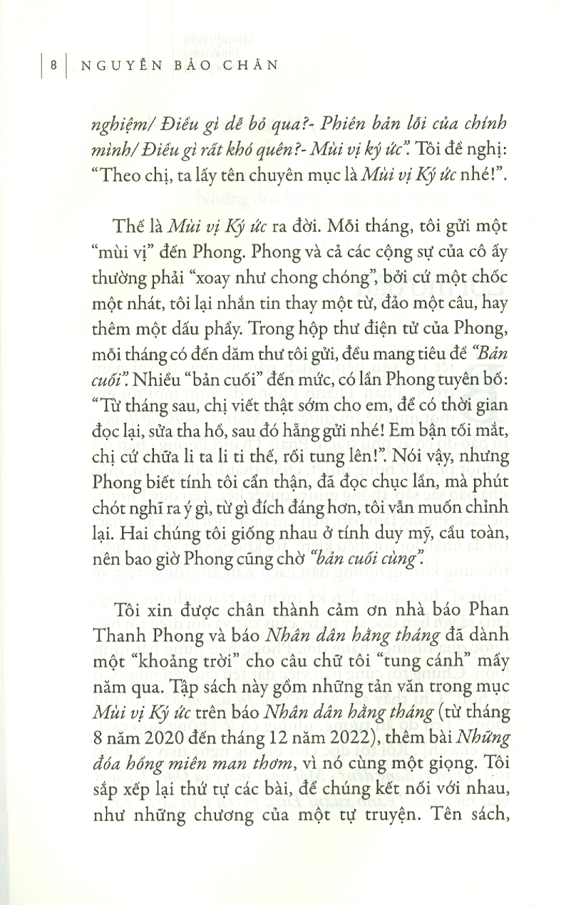 Những Ý Nghĩ Khua Vang Căn Bếp Nhỏ (Tản văn)