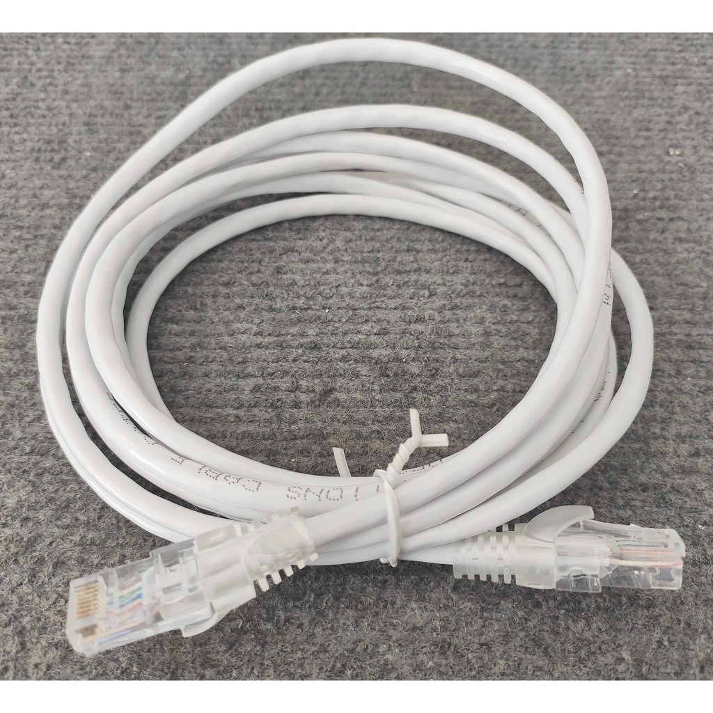 Dây Mạng Bấm Sẵn 2 Đầu CAT5 2 Mét 3 Mét (màu ngẫu nhiên) Hàng Chính Hãng