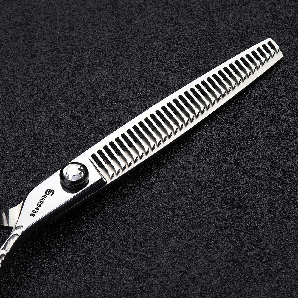 Kéo Cắt Tóc 7 inch Cao Cấp Sha ronds- Kéo cắt tỉa tóc 7 inch dùng cho Salon Bao gồm bao da