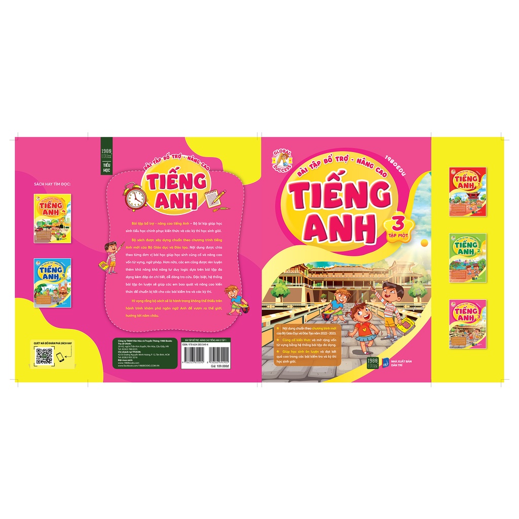 Bài tập bổ trợ nâng cao Tiếng Anh lớp 3 - tập 1 - Bản Quyền