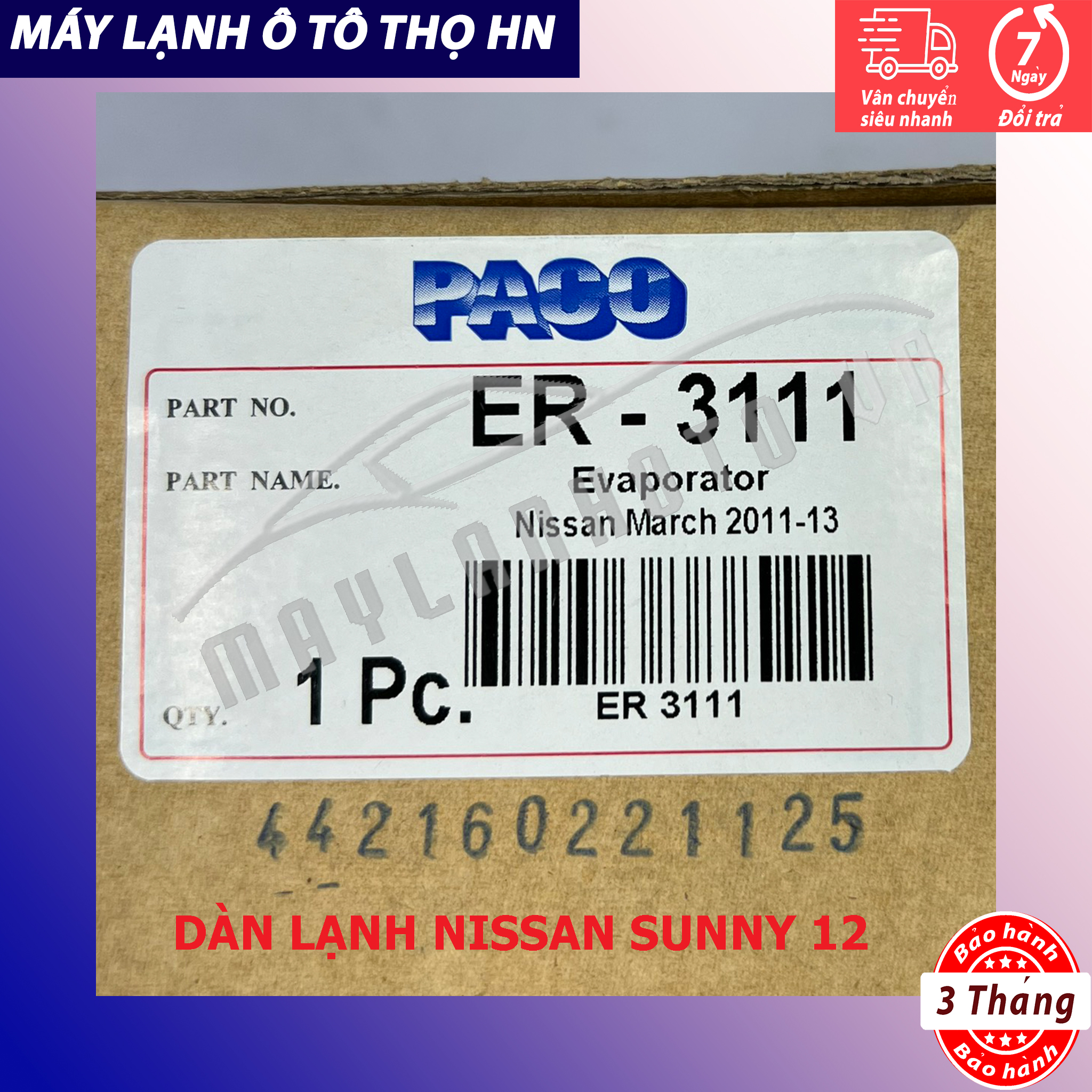 Dàn lạnh Nissan Sunny 2012 2013 2014 Hàng xịn Thái Lan 12 13 14