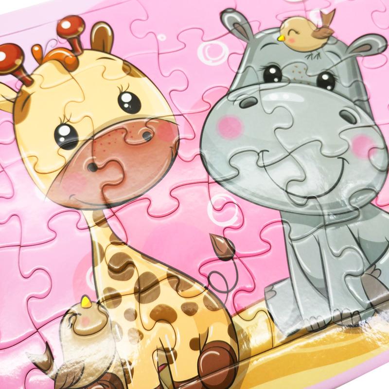 Bộ Xếp Hình Puzzle A4 - Minh Châu 35-031 (35 Mảnh Ghép) - Best Friends