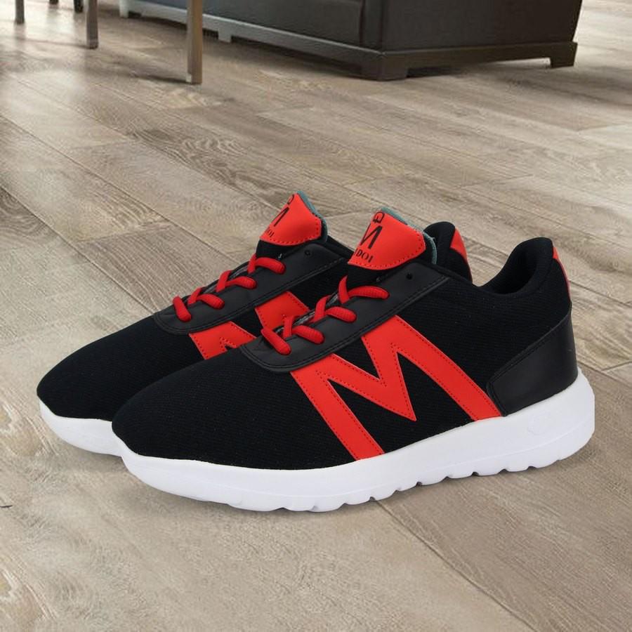 Giày sneaker thể thao full đen GN119 Gấu Nâu