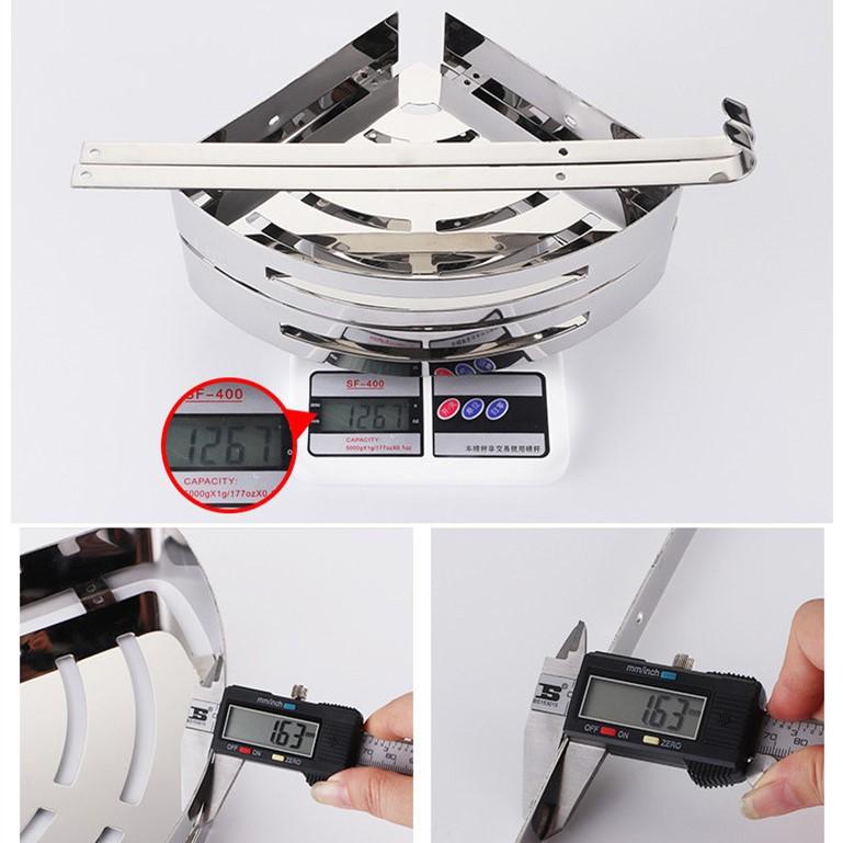 Kệ góc bằng Inox 304 dày sáng bóng cao cấp