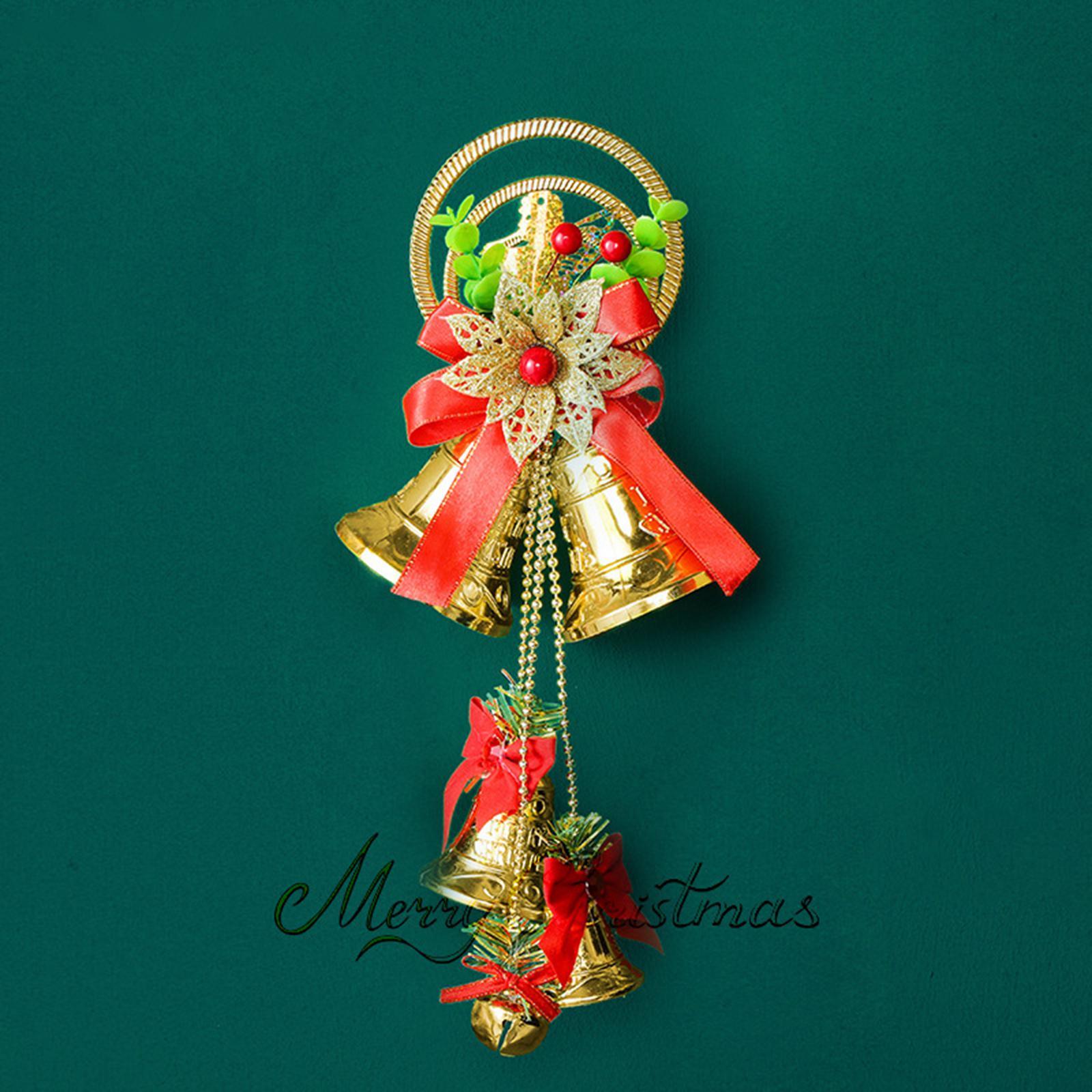 Christmas Bell Ornaments Pendant Wind Chimes Crafts for Indoor Outdoor