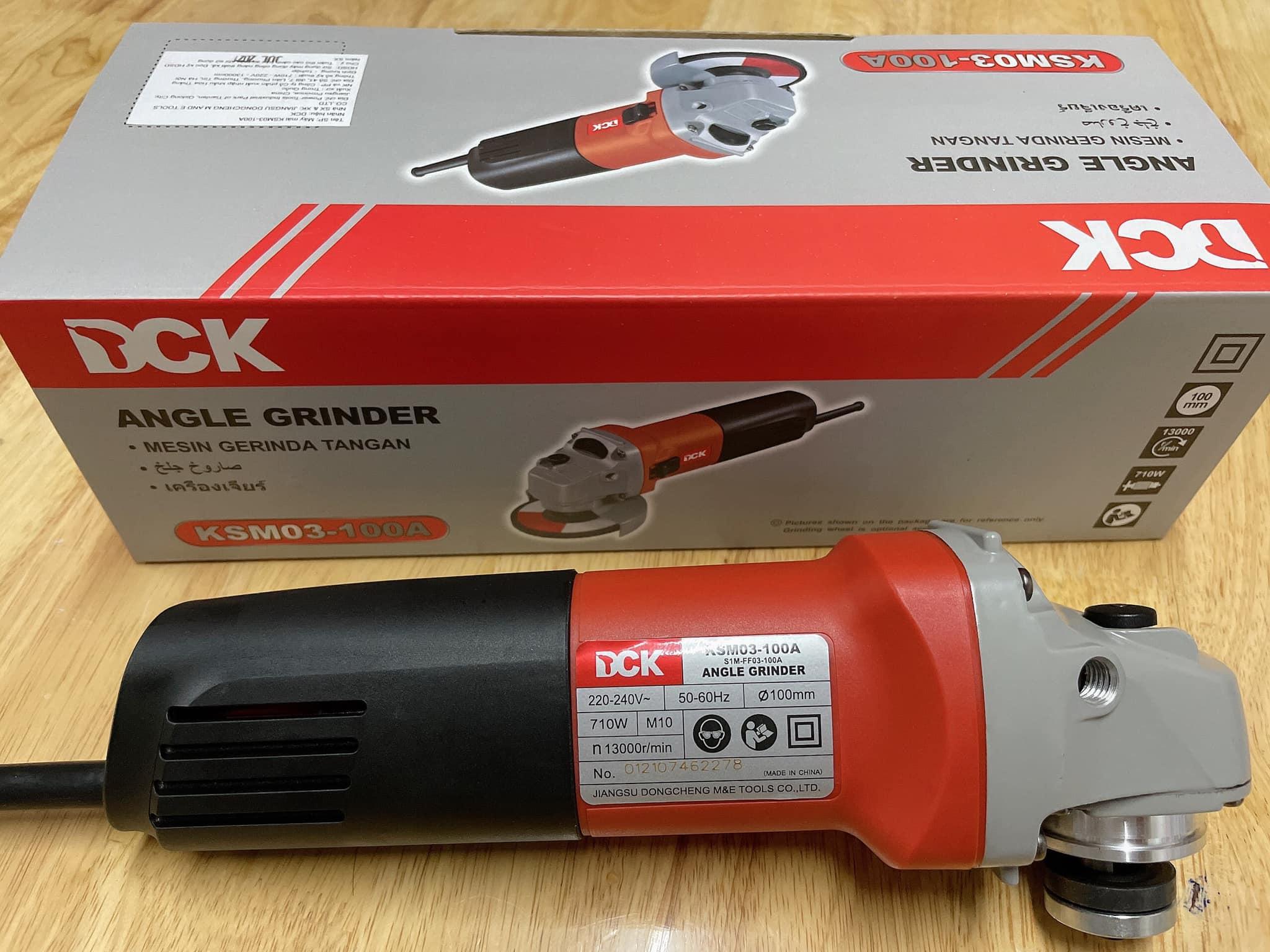 Máy mài 710W 100mm DCK KSM03-100A - HÀNG CHÍNH HÃNG