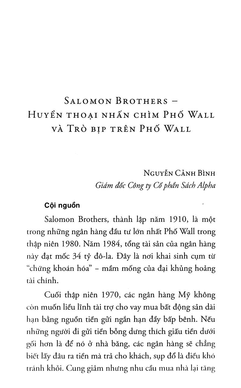 Trò Bịp Trên Phố Wall (Tái Bản)
