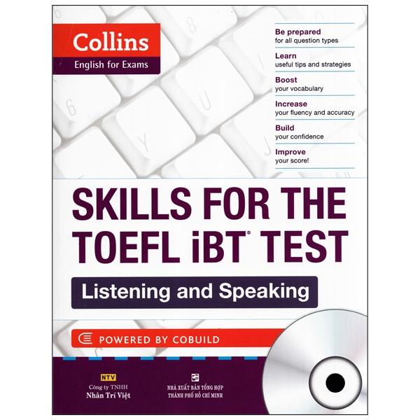 Sách Collins Skills For The TOEFL iBT Test – Listening And Speaking Kèm CD