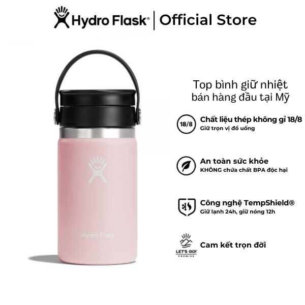 Bình nước giữ nhiệt Hydro Flask Wide Flex Sip Lid 12 oz (354ml) – Hàng chính hãng (Season 2024)