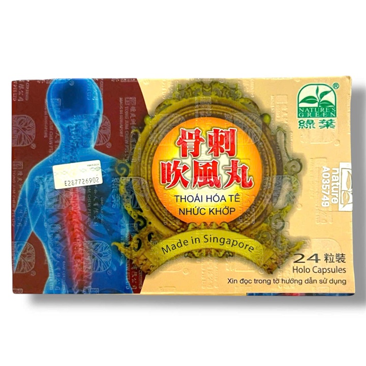 Viên uống đau nhức xương khớp, tê bì chân tay, thiếu chất nhầy khớp gối, khô khớp, thoát vị đĩa đệm Thoái hóa tê nhức khớp - Loại Super siêu xịn - Xuất xứ Singapore - Mã số 1121