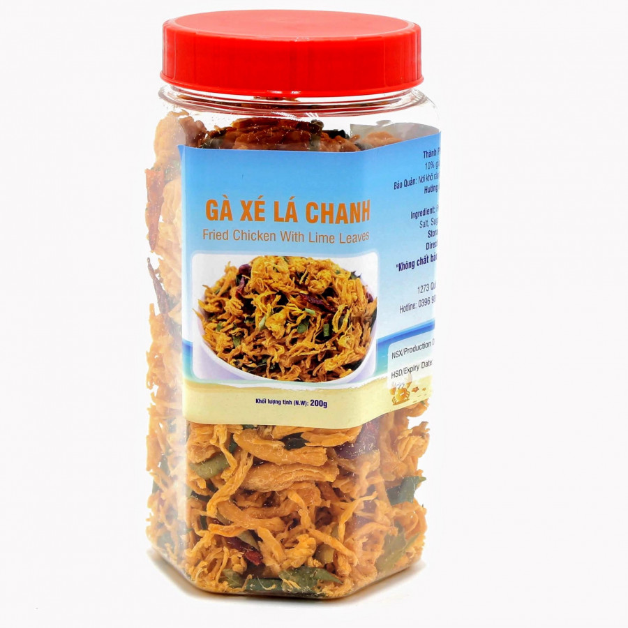 Gà Xé Lá Chanh Vị Biển Food Shop 200g