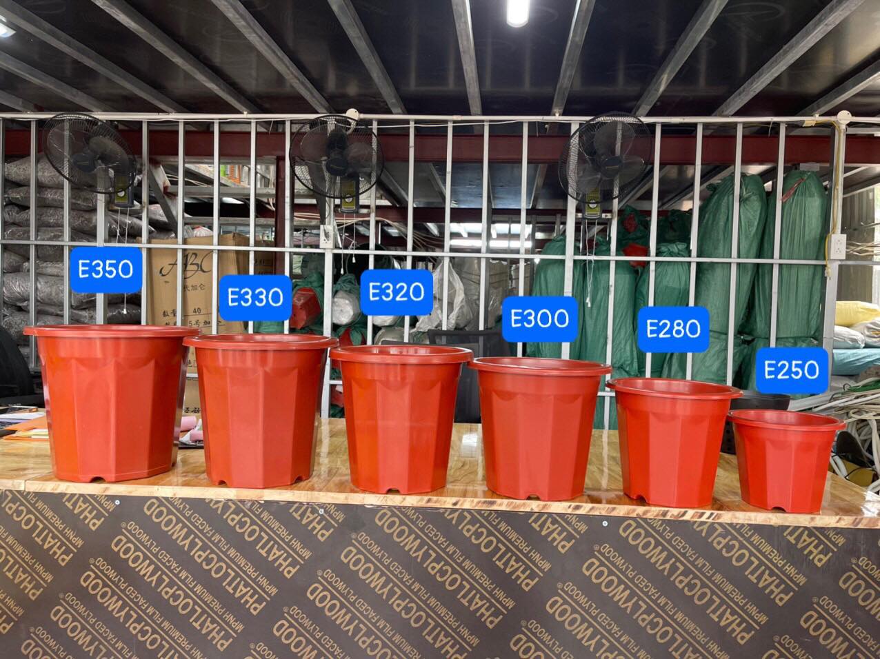 10 Chậu nhựa trồng cây hoa cảnh   23x20cm - Chậu nhựa E hàng công ty loại 1