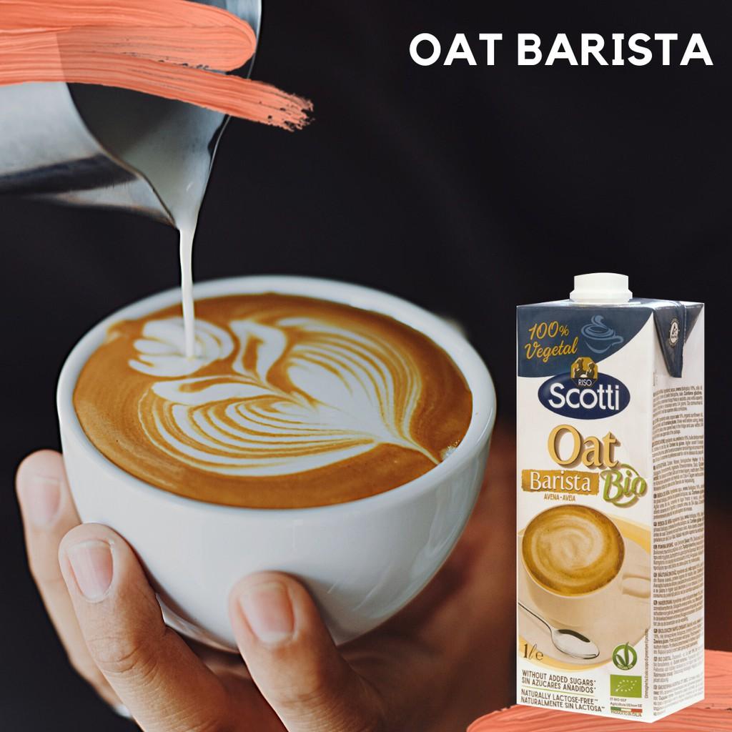 Sữa Yến Mạch Hữu Cơ Barista Riso Scotti - BIO Oat Barrista - Hộp 1L