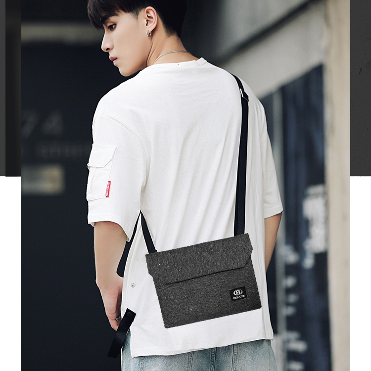 Túi đeo chéo nam nữ unisex chống shock để ipad và điện thoại chống thấm nước thời trang Hàn quốc BEE GEE 094
