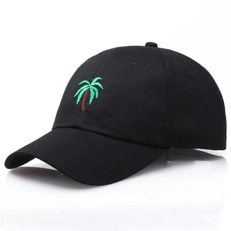 Mũ bóng chày cây cọ của nam giới có mũ bóng chày dành cho phụ nữ đàn ông dừa snapback hip hop mũ ngoài trời cotton cotton hat Color: Khaki Size: One Size