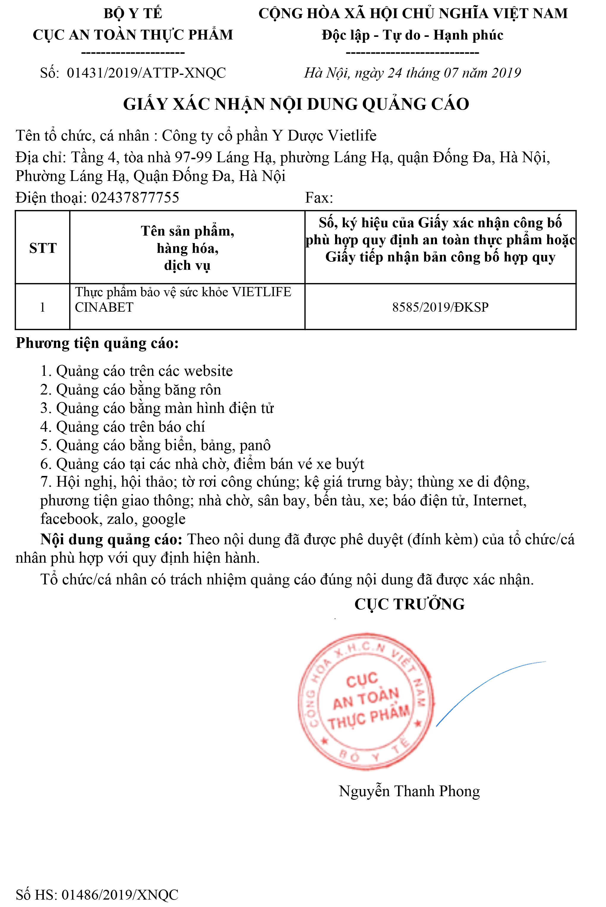 TPBVSK Vietlife Cinabet - Hỗ trợ giảm và ổn định đường huyết, HbA1c bằng Nano dược liệu. Hộp 30 viên