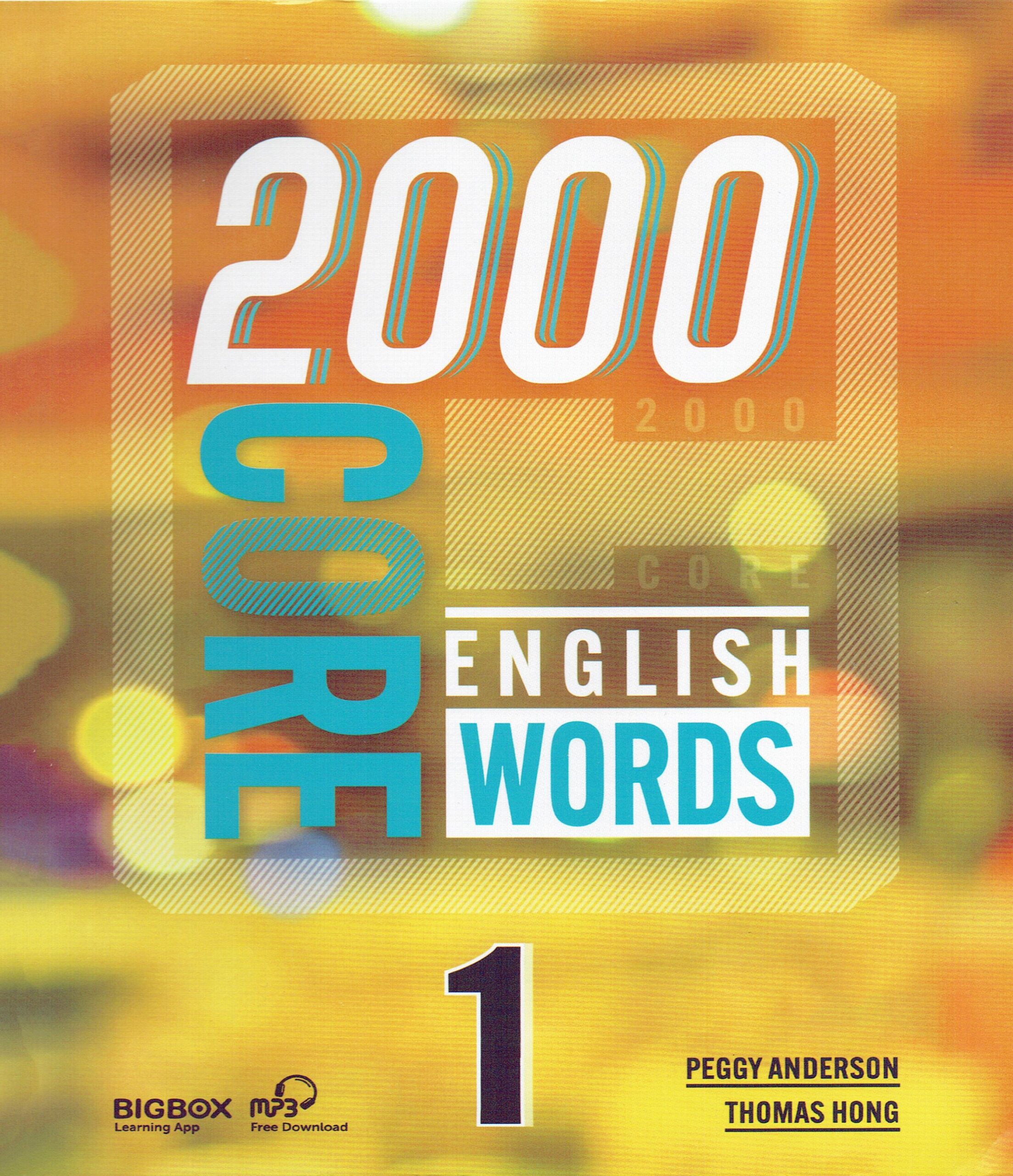 2000 Core English Words - 4 Books + File Nghe | Bản Nhập Khẩu