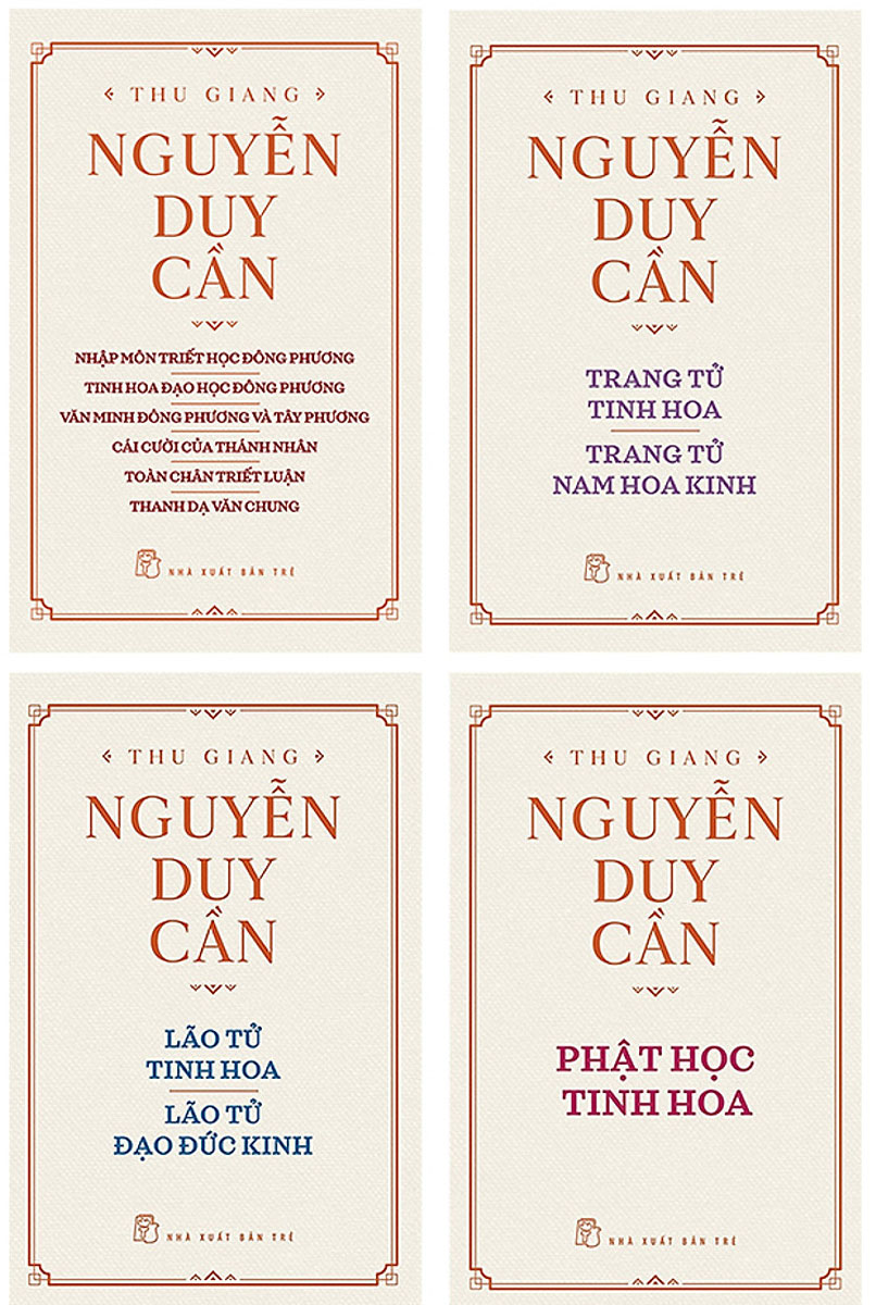 Bộ Sách Tinh Hoa Đạo Học Đông Phương (Bộ 4 Cuốn)