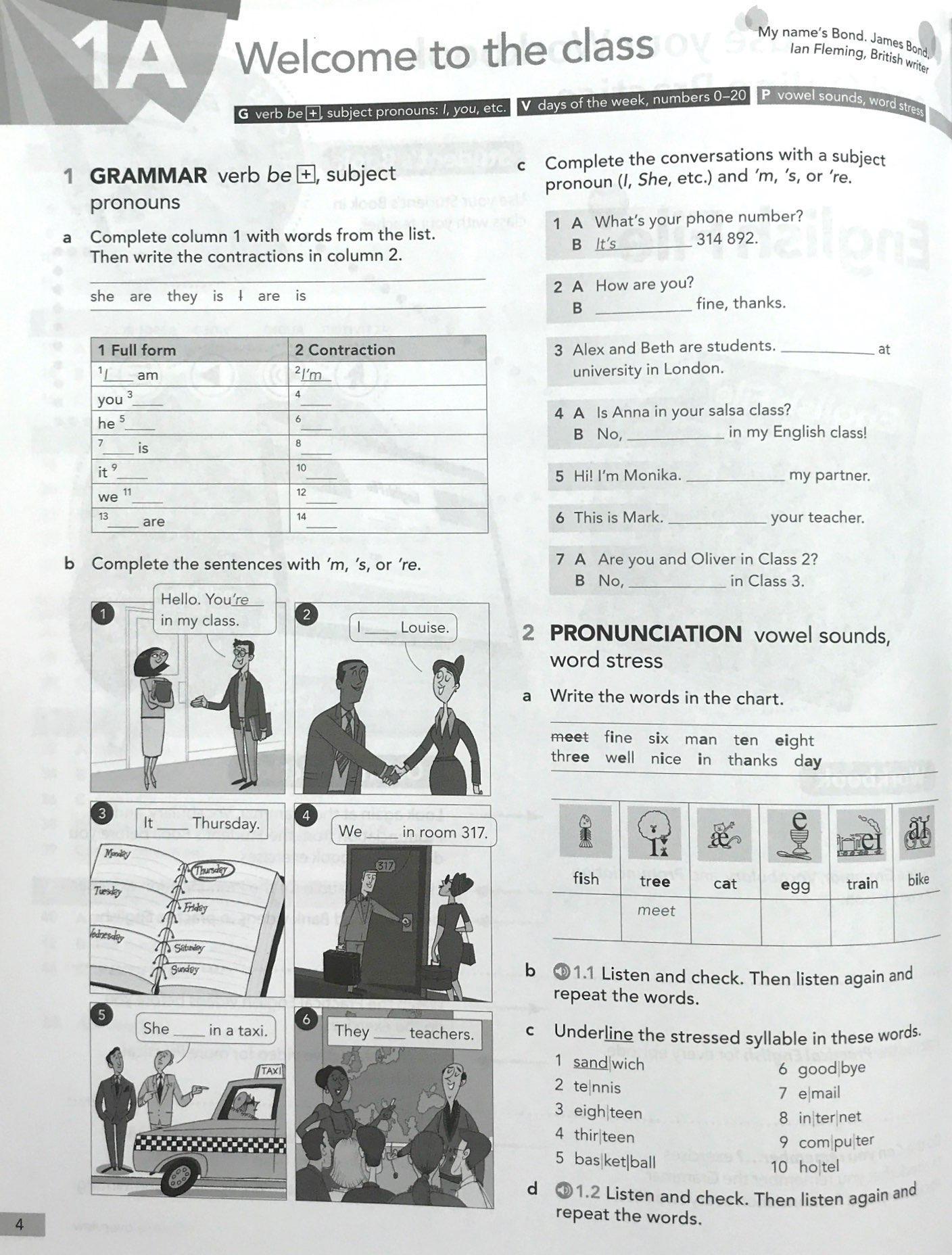 English File 4th Edition: Elementary: Workbook With Key