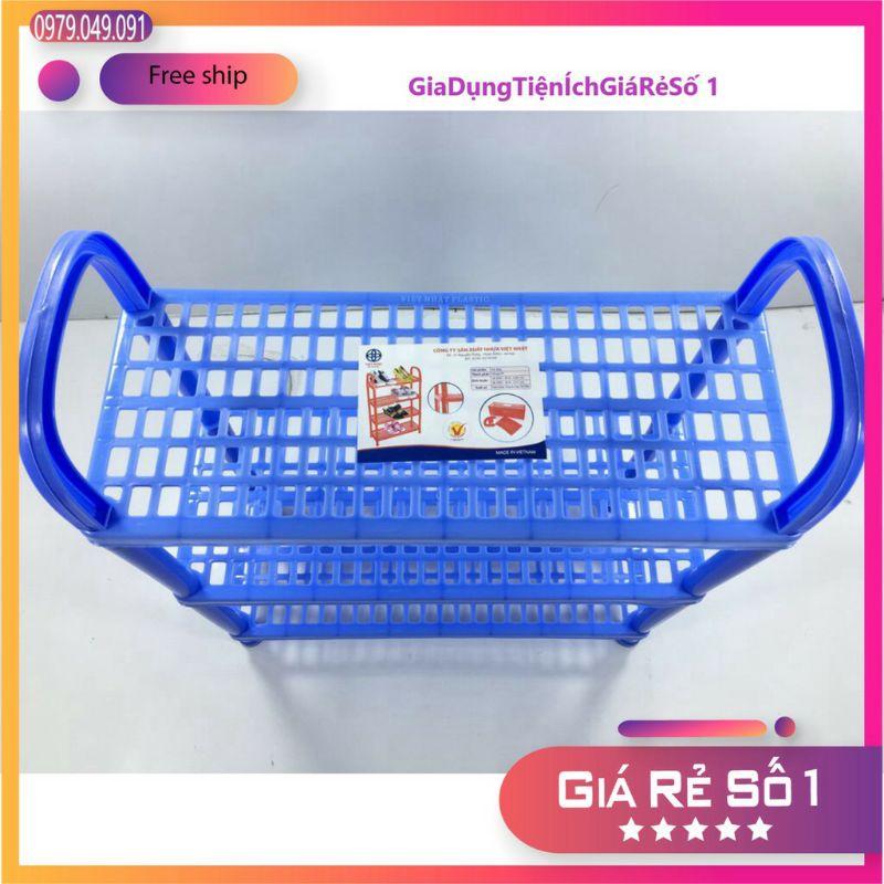 Kệ - giá để giày dép 3 tầng nhựa hàng Việt Nam