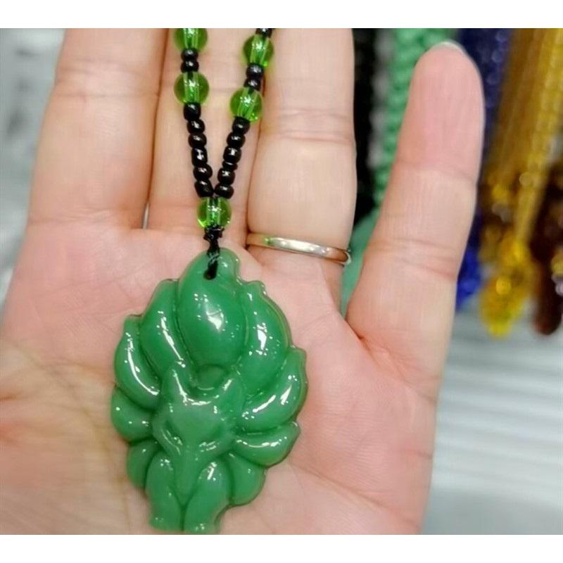 MẶT DÂY CHUYỀN HỒ LY ROSE BERYL TÌNH DUYÊN MAY MẮN TÀI LỘC TẶNG KÈM DÂY ĐEO, HỘP GẤM CAO CẤP SDB