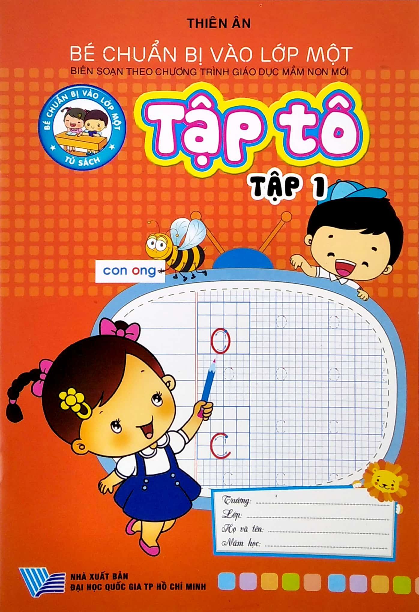 Bé Chuẩn Bị Vào Lớp Một - Tập Tô - Tập 1